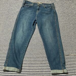 Levis signature heritage boyfriend cropped ankle jeans like new high waist 10 12